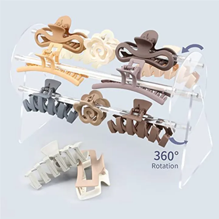 Acrylic%20Claw%20Clip%20Organizer%20Holder,360Degree%20Rotating%20Claw%20Clip%20Holder%20and%20Storage,Hair%20Clip%20Organizer%20Display%20for%20Women%20-%20Image%207