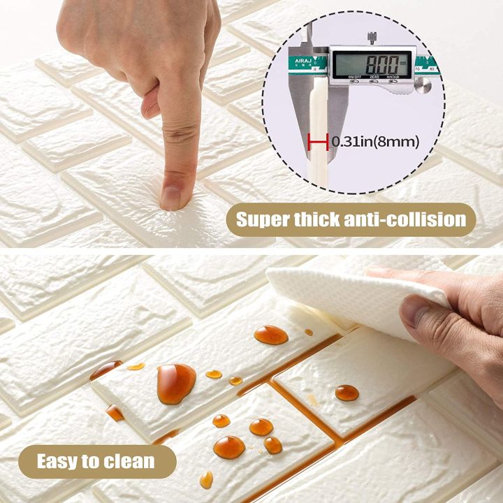 Vintage%203D%20Wall%20Stickers%20Self-Adhesive%20Waterproof%20Pattern%20Wallpaper%20for%20Living%20Room,%2070x77%20cm%20-%20Image%205