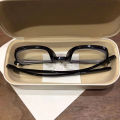 Xiaohongshu black frame myopia glasses women's glasses ins high-value students anti-blue light optical flat frames men's trendy.