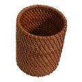 Rattan Chopsticks Tube Shovel Spoons Bucket Dinner Knives Forks Tableware Storage Box Home Storage Baskets Organizer A.