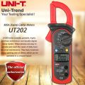 UNI-T UNI-T UT202 AC 400A Digital Clamp Meter, AC/DC Voltage Detector Digital Hold Full Symbol Display Diode Test Temperature Test Auto Shutdown Function- READY ELECTRONICS. 