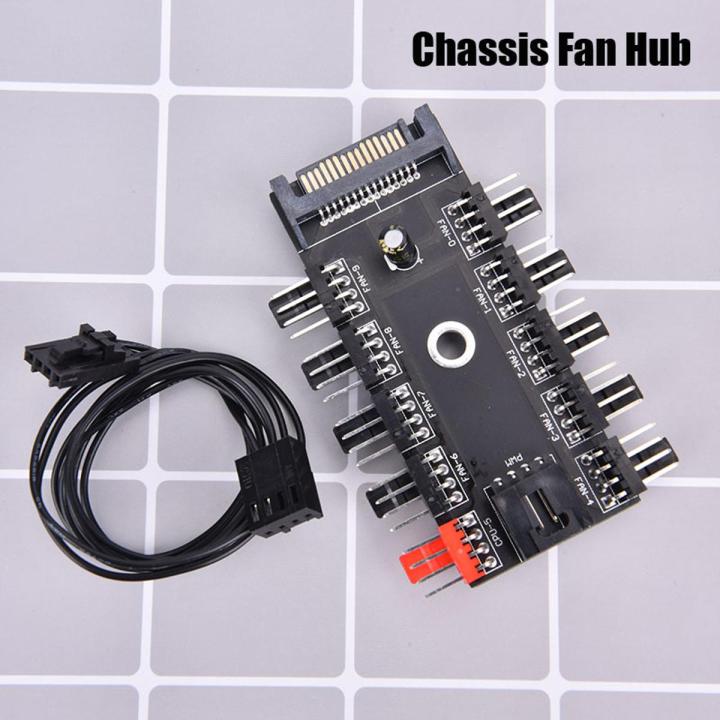 Fan Hub Speed Controller Regulator 12V Computer Caseinterface Chassis ...