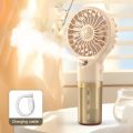 Handheld Spray Mini Air Conditioner USB Rechargeable Portable Humidifier Mist Cooler Cooling Spray Humidifier Fan forHome/Office. 