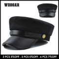 Alien Vintage Military Beret Hats for Women Men Navy Cap 2022 Stylish Autumn Winter British Style Outdoor Travel Flat Peaked Caps 374. 