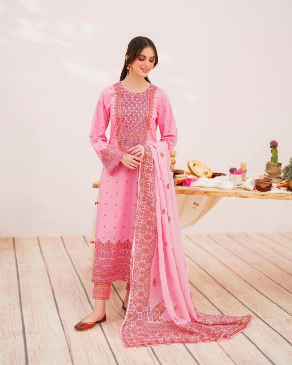 exclusive Joypuri Cotton Unstitched Skin Print High Quality Three Piece For  Women - Dress For Girls - 3 Pice Dress | Daraz.com.bd