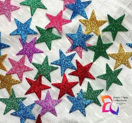 Self%20Adhesive%20Star%20Stickers,%20Foam%20Glitter%20Colorful%20Star%20Shaped%20Wall%20Stickers%201%20packet%20-%20Double%20Side%20Tape%20-%20Image%203