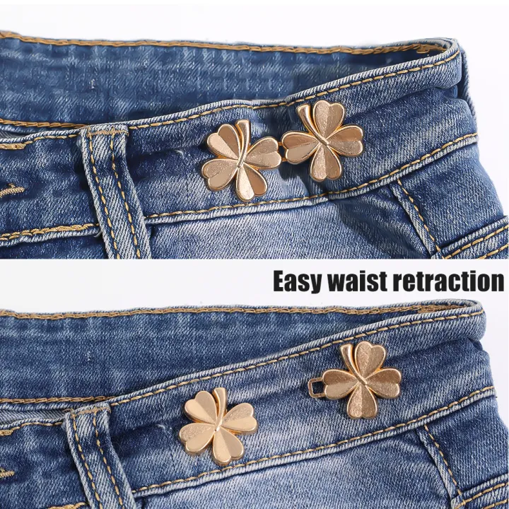 Staple-free%20Four-leaf%20Clover%20Trousers%20Waist%20Button%20Buttons%20Fixed%20Clothes%20Jumper%20Brooch%20Women's%20Accessories%20-%20Image%207