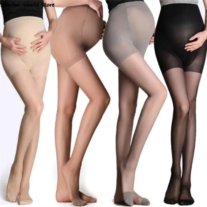 Adjustable%20High%20Elastic%20Leggings%20ummer%20Maternity%20Pregnant%20Women%20Pregnancy%20Pantyhose%20Ultra%20ThinTights%20Stockings%20-%20Image%202