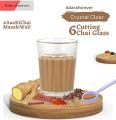 6 Pcs Indian Cutting Chai Tea Cup / Glass Tea Cup Set 6 Pcs -57T - Coffee Mug. 