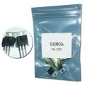 FQP50N06 KIA50N06 50N06 5006 N-Channel 60V 50A Mode Field Effect Transistor TO-220 Package General Purpose Amplifier 3Pin Leads.