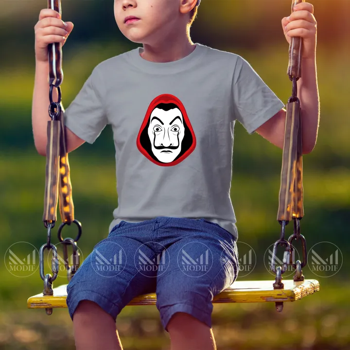 Money%20Heist%20Graphic%20Design%20T-Shirt%20Made%20With%20Premium%20Cotton%20Unisex%20Round%20Neck%20Short%20Sleeve%20-%20Image%203