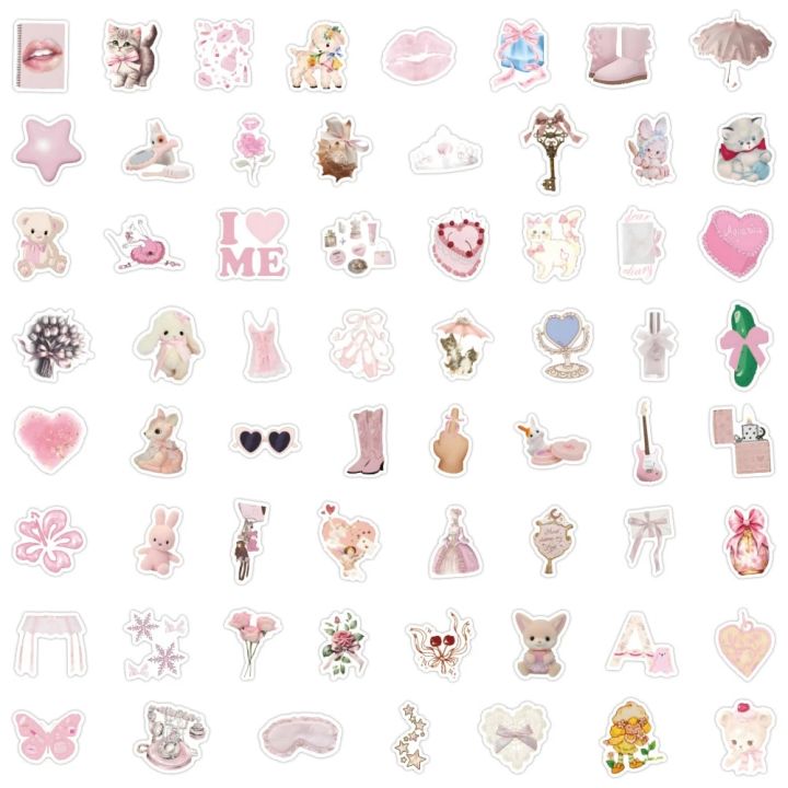 10/30/60pcs%20INS%20Style%20Pink%20Coquette%20Stickers%20Aesthetic%20Cartoon%20Decoration%20Decals%20Waterproof%20DIY%20Stationery%20Laptop%20Kawaii%20Sticker%20-%20Image%205