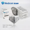 MEDICOM Disposable Mask Activated Carbon 2498 Four-Layer Filter Protection Formaldehyde Warm and Dustproof Gray Industrial. 