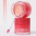 20g South Korea Lip Sleep Mask Night Sleep Maintenance Moisturizing Lip Gloss Bleach Cream Nourishing Lip Care Strawberry.
