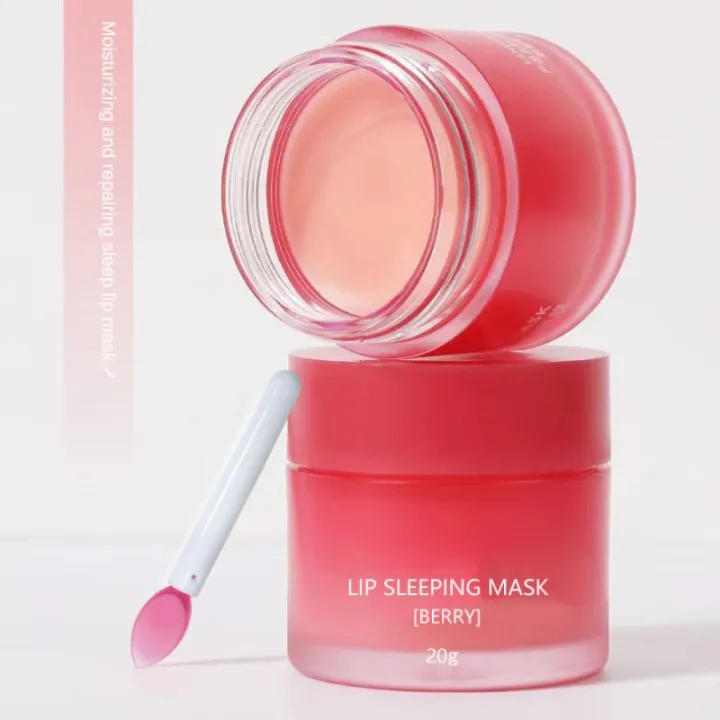 20g%20South%20Korea%20Lip%20Sleep%20Mask%20Night%20Sleep%20Maintenance%20Moisturizing%20Lip%20Gloss%20Bleach%20Cream%20Nourishing%20Lip%20Care%20Strawberry%20-%20Image%205
