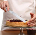 Stainless Steel Cake Offset Scraper DIY Angled Icing Spatula with Handle Cream Dough Pastry Smoothing Knife.