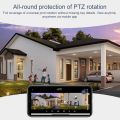 QX103 Humanoid Recognition AI Alarm WiFi Dome Triple IP Camera Triple Camera.