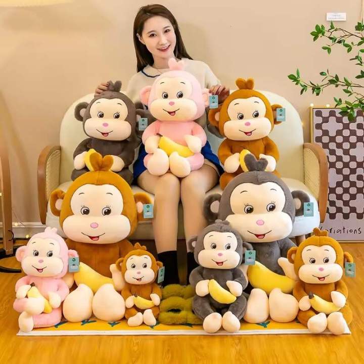 Banana%20monkey%20Soft%20Lovely%20plush%20toy%20Stuffed%20Animal%20Monkey%20Plush%20Doll%20-%20Image%203