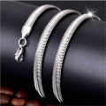 Stainless steel Snake Chain Necklace For Men Silver Snake Necklace.