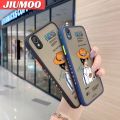JIUMOO For OPPO A37 OPPO A37F Case With Fashion Portgas·D· Ace Side Edge Square Silicone Frosted Transparent Hard Casing New Design soft Cases Full Back Cover Camera Phone Case Shockproof Protection Case.