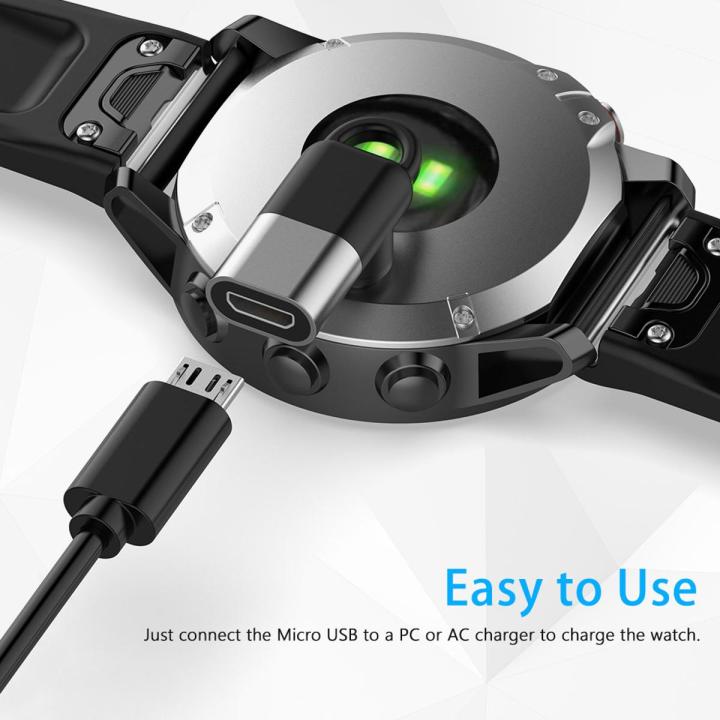 Micro USB/Type-C/IOS Watch Charging Adapter for Garmin Fenix