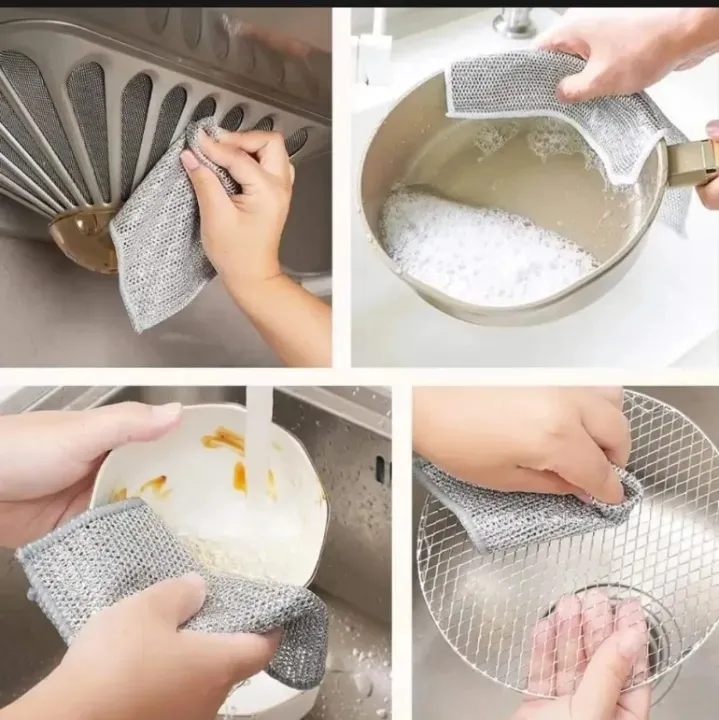 3/5%20Pcs%20(%20Double%20Lear%20)%20%20Silver%20Plastic%20mix%20Kitchen%20Cleaner%20Double%20Lear%20%20magic%20majoni%20Multiple%20Purpose%20magic%20majoni%20Dish%20majoni%20-%20Image%203