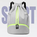 Basketball bag drawstring pocket, independent shoe compartment, swimming bag, can be printed with graphic LOGO, outdoor sports, picnic backpack. 