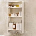 Hanging Bathroom Shelf Wall Mounted 3 Tier Bathroom Storage Rack Shower Rack 40x10x70.5cm. 