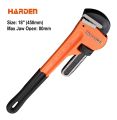 Harden 18" Pipe Wrench Professional Heavy Duty Chrome Vanadium - Large Torque, Easy to Adjust, Strong Clamping, Thick Body 600814. 