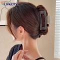 Hair Claw Clip Elegant Women Head Back Hair Clamp.