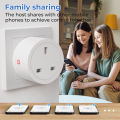 SMATRUL - WiFi Smart Socket - 16/20A - Power Monitor - UK Plug - Wifi+Bluetooth Dual Mode - Tuya/Alexa/Google Home.