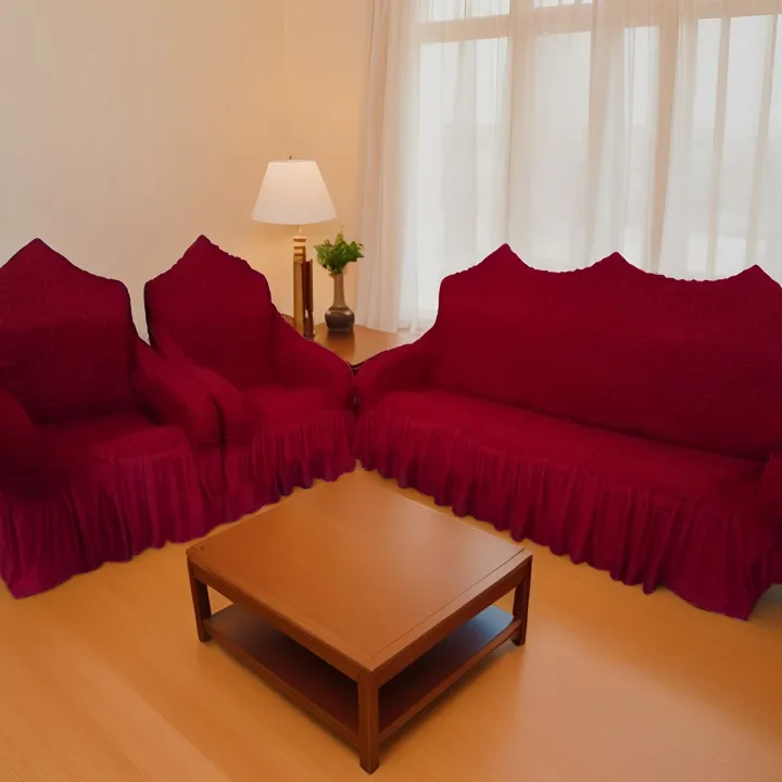 3+1+1%20Turkey%20Sits%20Furniture%20Protective%20wooden%20model%20Sofa%20Cover%20Maroon%20Color%20-%20Image%202
