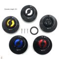 Motorcycle Fuel Tank Cap Gasoline Cover Parts Accessories for YAMAHA YZF R1 R3 R6 R15 R25 MT07 CNC Gold. 