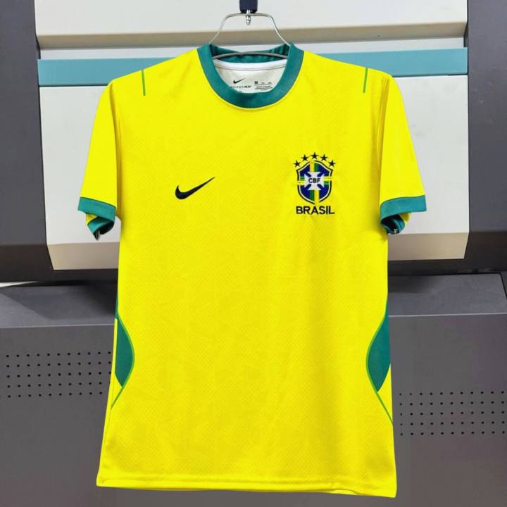Brazil 2026 World Cup Jersey Home & Away Kit – Half Sleeve, Comfortable Mesh Fabric, Premium Quality