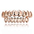Teeth Grillz Set For Unisex Top Bottom Mouth Gold Silver Color Teeth Grills Tooth Caps Removable Dental Fashion Jewelry. 