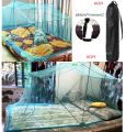 Mosquito net For 2 Person travel foldable stand mosquito net size 3.5/7 fit Portable Mosquito Net with Stand, Easy Install, Removable Pouch, Comfort Bed Accessory.