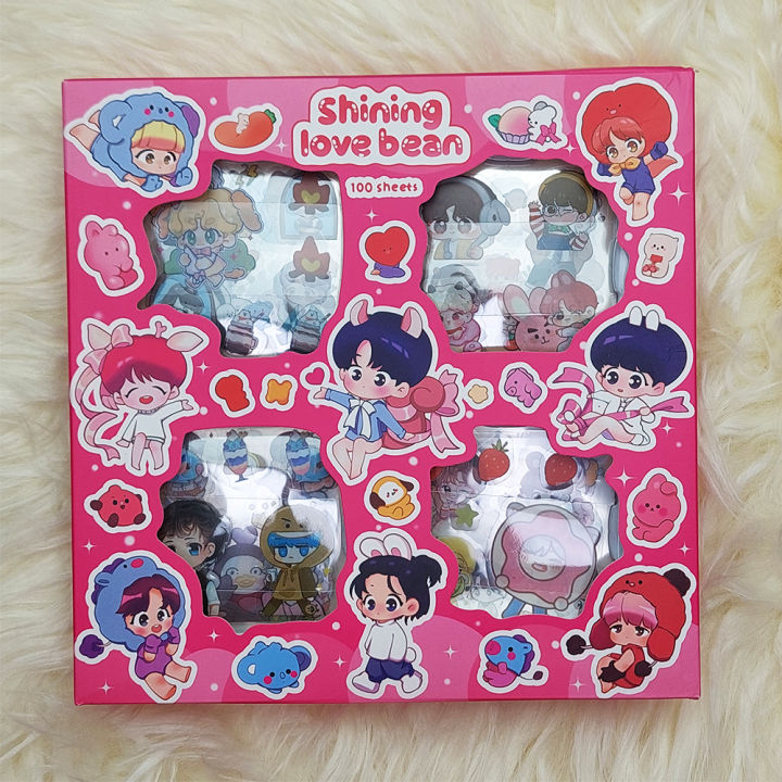 BTS BT21 Cute Cartoon Stickers - KPOP BTS Stickers