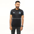Argentina World Cup Black Polo Three Star T-Shirt-Jersey 2024. 