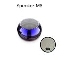 M3 Wireless Bluetooth Speaker Sound Box Audience Metal Stereo Surround Subwoofer Small Mini Portable Bluetooth Speakers.
