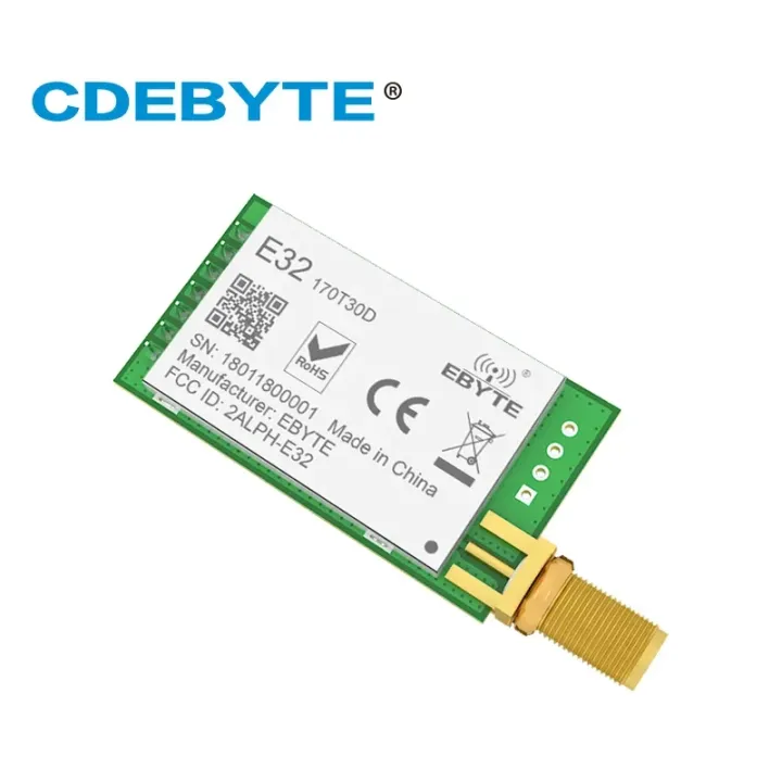 10Pcs%20UART%20LoRa%20Wireless%20Module%20CDEBYTE%20E32-170T30D%20170MHz%2030dBm%201W%20Long%20Range%20DIP%20IoT%20Wireless%20Transceiver%20Lora%20Module%20-%20Image%202