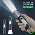 Multifunctional LED Flashlight XSP-836 Work Light USB Rechargeable Camping Fishing Lantern Waterproof Zoom Torch KeyChain Lamp.