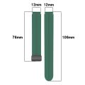 Mi Band 9 Mi Band 8 Extra Large Silicone Strap for 12mm Magnetic Folding Sport Band Compatible Quick Release for Xiaomi Band 9 & Xiaomi Band 8.