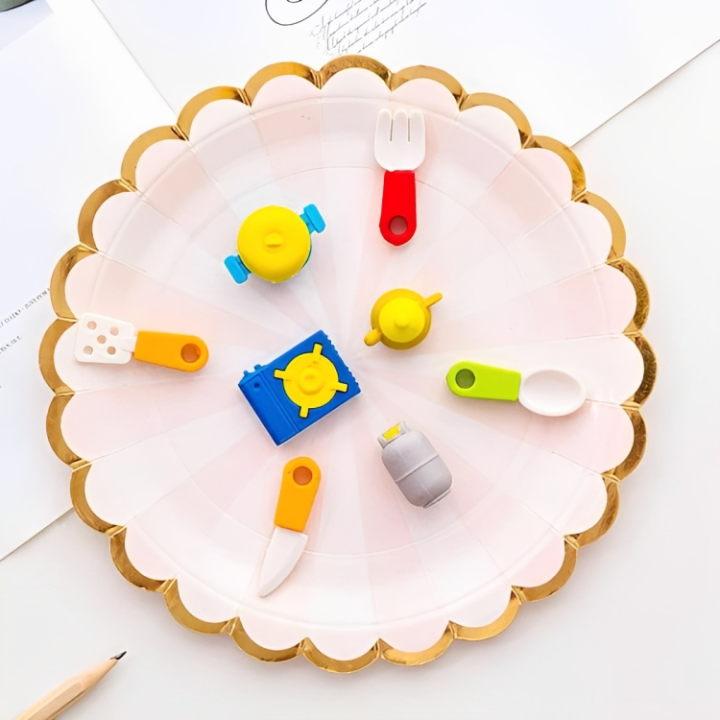 Kitchen Accessories Designed Eraser Set