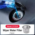 Wiper Water Filter For Tesla Model 3/Y/S/X Accessories Front Metal Mesh Grille Guards Grid Inserts Washer Tank Nozzle Strainer.