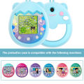 Coodio Silicone Case Lanyard Protection Cover Compatible For Tamagotchi Pix Virtual Pet Game Machine Accessories.