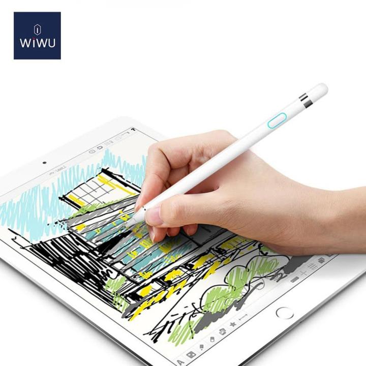 WIWU Picasso Active Stylus P339 Universal Capacitive Touch Screen Stylus Pen for iOS & Android- white