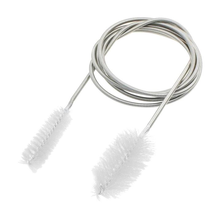 Aquarium Fish Tank Pump Filter Tube Pipe Double End Flexible Hose Cleaning Brush