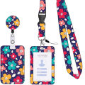 3pcs/set Cute Nurse badge reel Trendy Set of 3 Creative Badge holder Leopard print Retractable ID card holder for Nurses Doctors Students Healthcare professionals Office workers. 