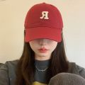 RStandard Peaked Cap Anti-DDoS Sun Hat Women's Big Head Circumference Slimming Face Little Wild Korean Style Soft Top Fashion Couple.