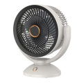 1 Piece USB Air Circulation Electric Fan Non Rechargeable Plastic Table Desktop Portable Wall Mounted 360 Degree Rotation with Light. 
